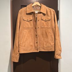 Medium Tan Suede Jacket 