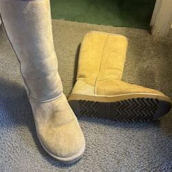 Light Tan Tall Ugg Boots 