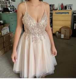 Quince/Dama Dress , Champagne , S/M