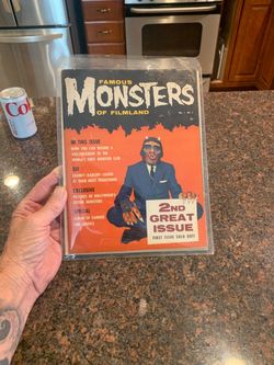 Rare famous Monsters of Film land by Warren 1958