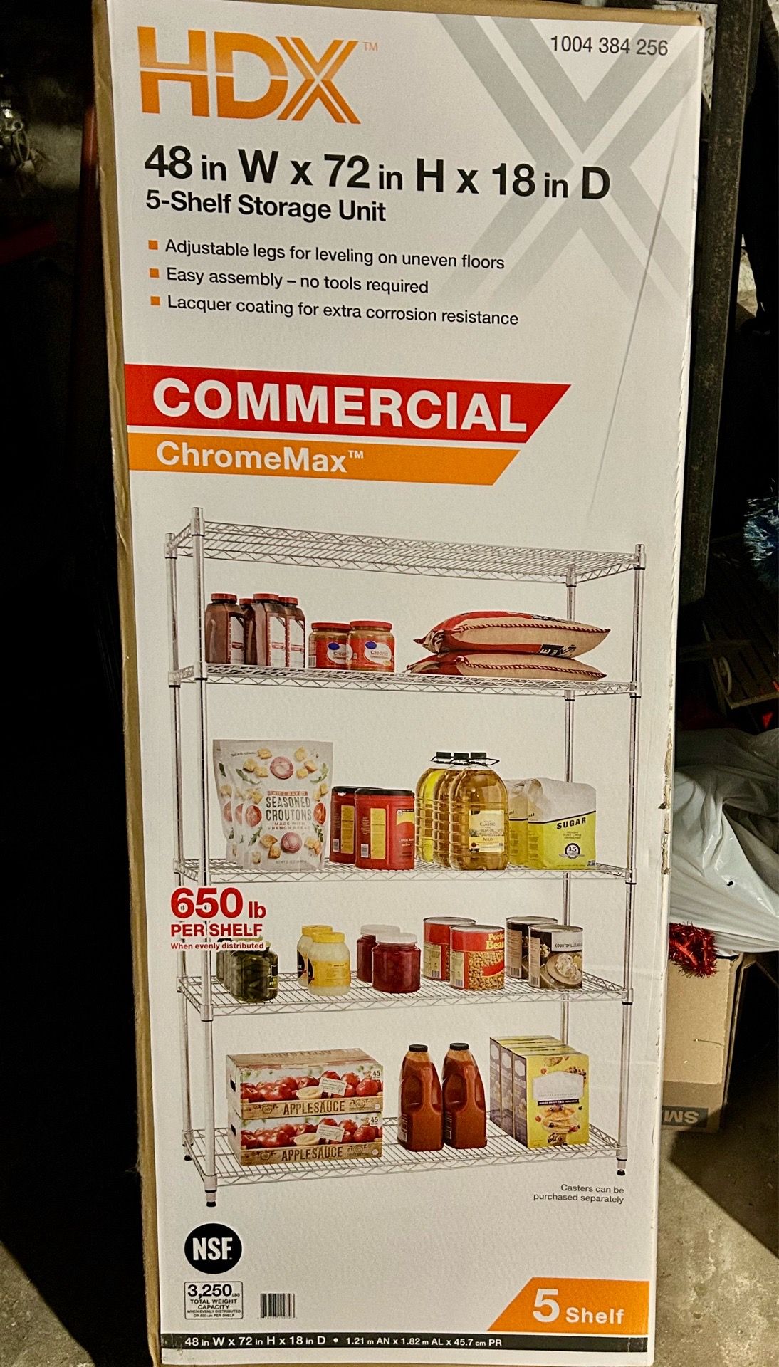 Chrome Shelf Rack