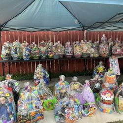 Easter Baskets And Cascarones 