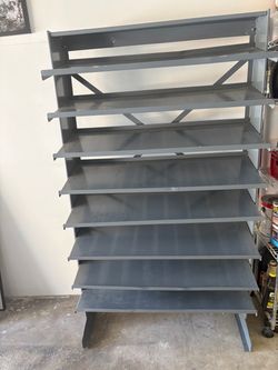 Heavy Duty Metal cabinet Display Shelf Unit
