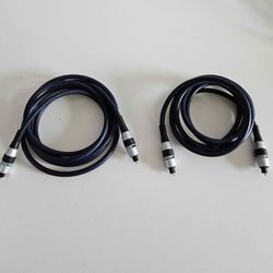 Monster Cable Lightspeed Interlink 200 Fiber Optic Cable Toslink - 7 Feet- 2 Pack