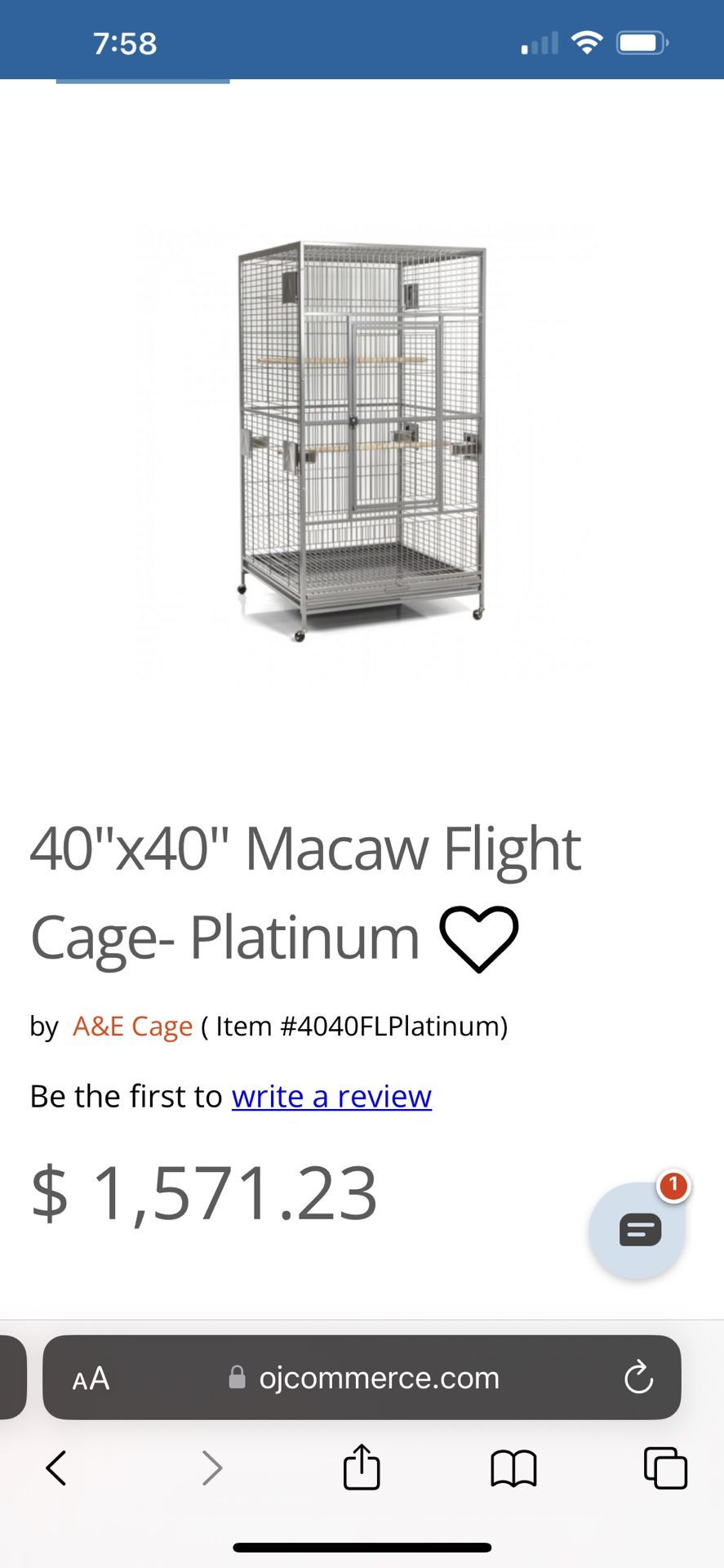 Extra Large Bird Cage 