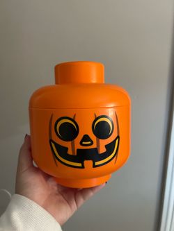 Lego head storage box