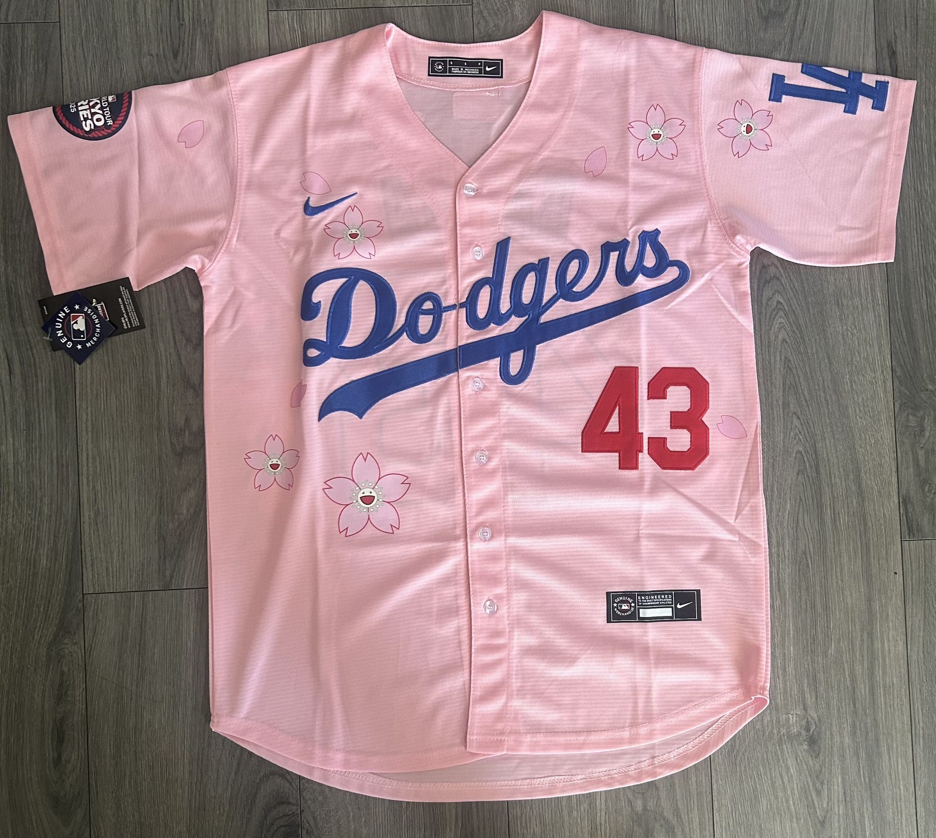 Los Angeles Dodgers Banda Tokyo Series Pink Jersey