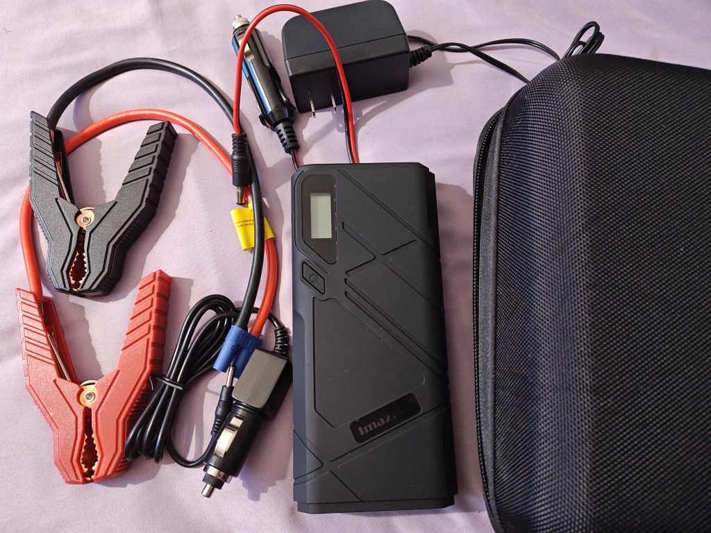 Portable Jump Starter With Light & USB