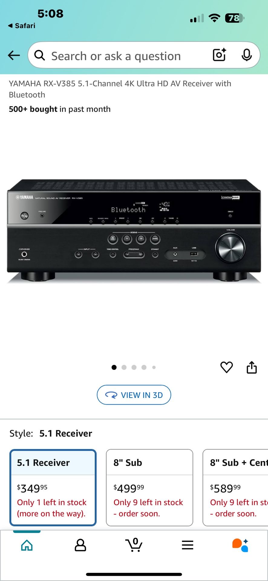 YAMAHA Audio Receiver