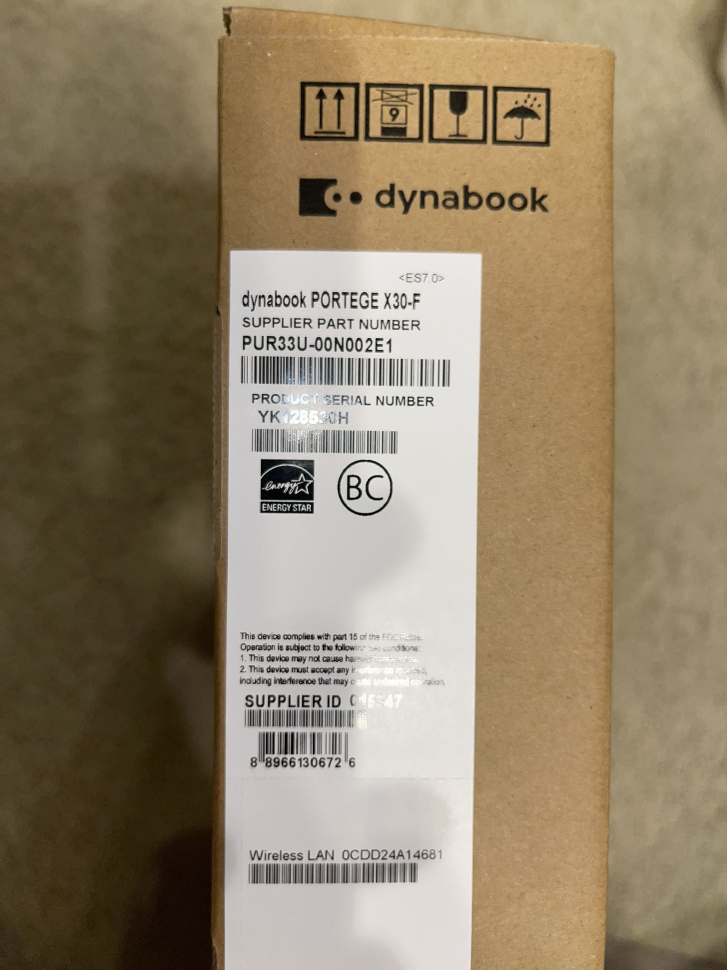 DynaBook Core i7 Business Laptop