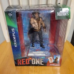 NEW Red One Movie Maniacs 6 Inch Posed - Krampus - McFarlane Toys