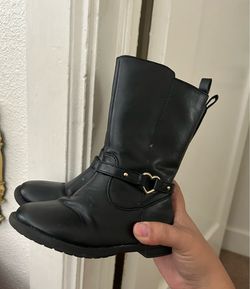 Girl boots black size 9
