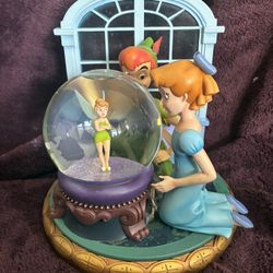 TinkerBell Snowglobe With Wendy And Peter