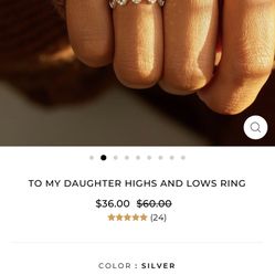 Highs And Lows  ring size 5