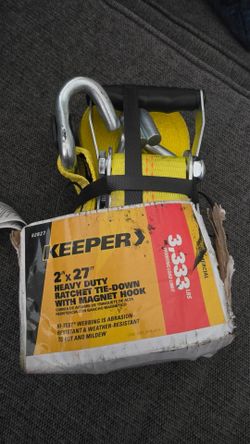 2"X27" heavy duty ratchet tie down.