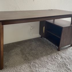 Stylish Mid-century Modern Wood Desk