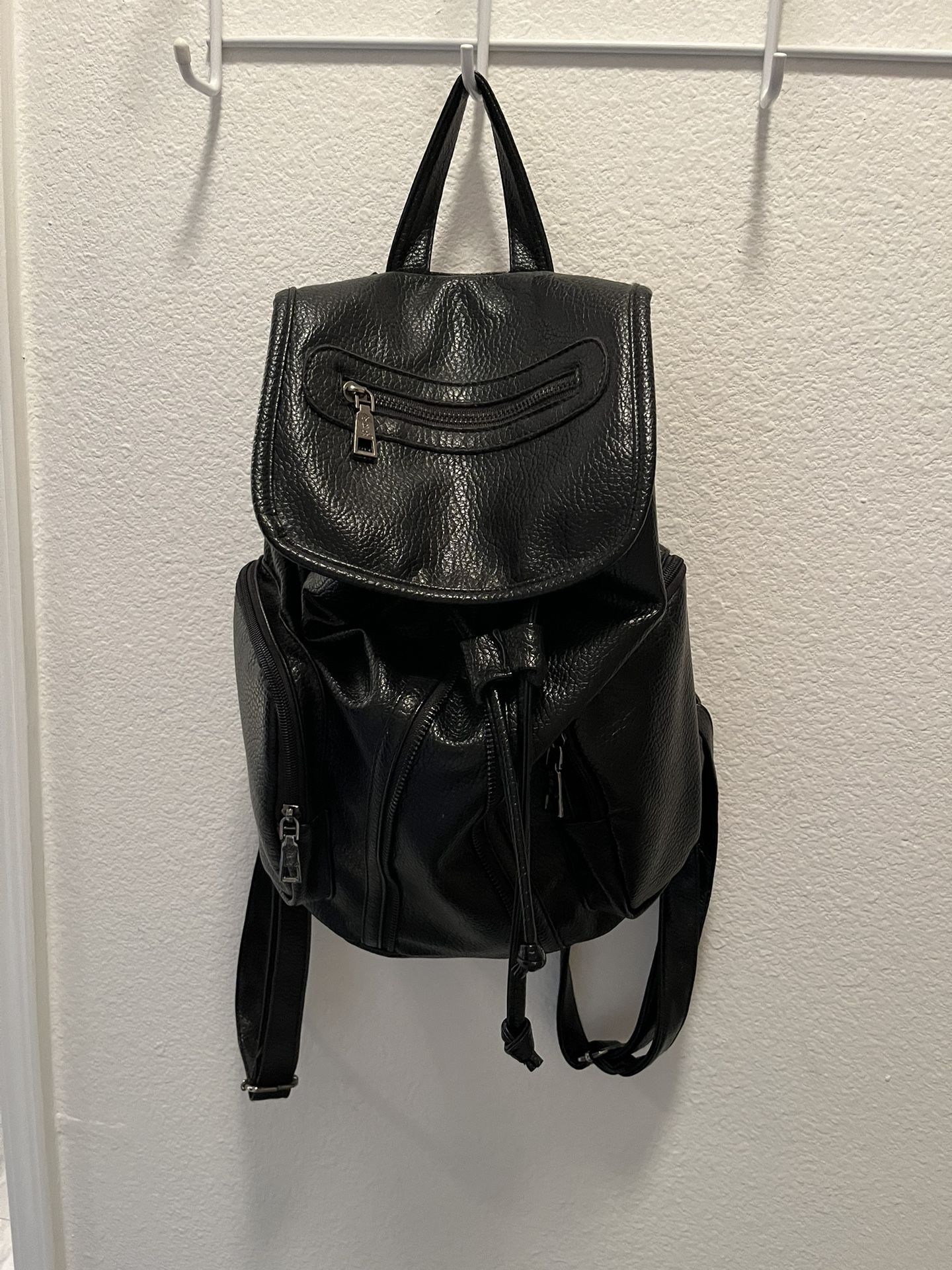 Cavier leather backpack