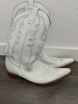Botas Blancas , Como Nuevas