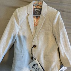New Appaman Boys Shirt And Suit Jacket Size 5