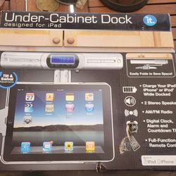Under cabinet Dock For Ipad/iphone