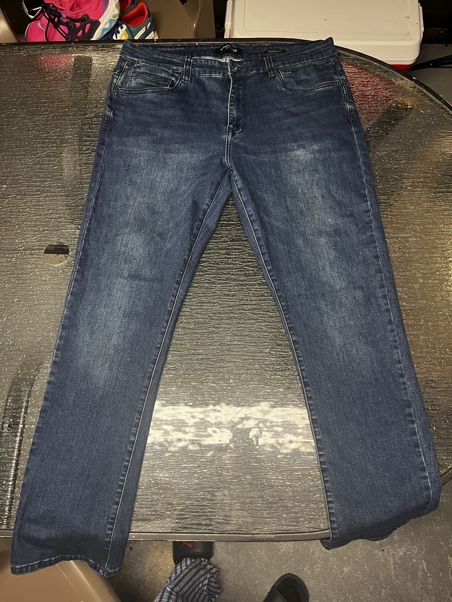 Kenneth Cole Navy Denim Size 36 x 32 