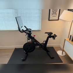 Peloton Bike (Original) - Swivel Mount & Weights + Mat - Excellent - Los Angeles, CA