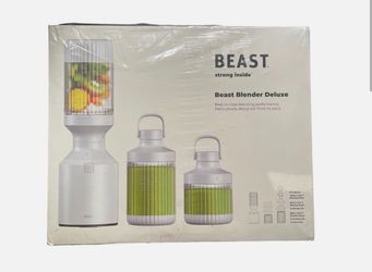 Beast Blender Deluxe 1000W Personal Countertop Smoothie & Shake Maker White