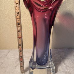Vintage J.I.Co. Murano glass vase