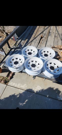Trailer rim 6 lug 15 inch