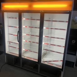 Three door cooler