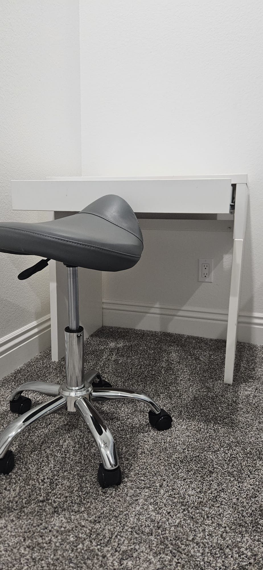Small IKEA Desk &Stool