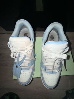 Off-White Out Of Office Round Toe Lace-Up Sneakers
