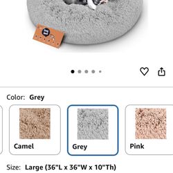 Sweetcrispy Official Soothing Donut Pet Bed XL