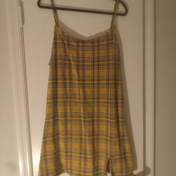 Short  Yellow Dress
