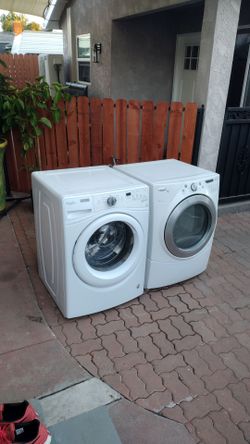 Washer and gas dryer