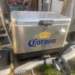 Corona ICE COOLER METAL WITH BEER OPENER
