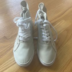 New Puma Unisex High Top Beige Suede Sneakers Shoes Size W8.5 / M7