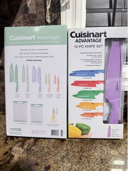Knife set and cutting board