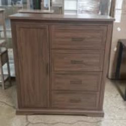 Dark Walnut Four-Drawer Dresser(NEW)