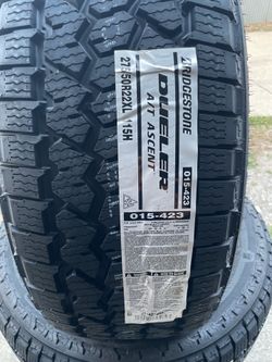 new 275/50/22 Bridgestone Dueler A/T