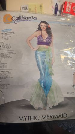 California Costume; Mythic Mermaid Adult Costume