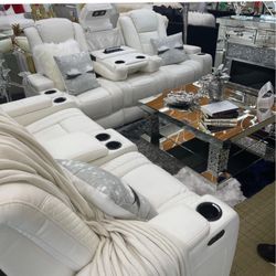 Power Reclining Sofa And Love Seat