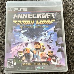 PS3 Minecraft Story Mode