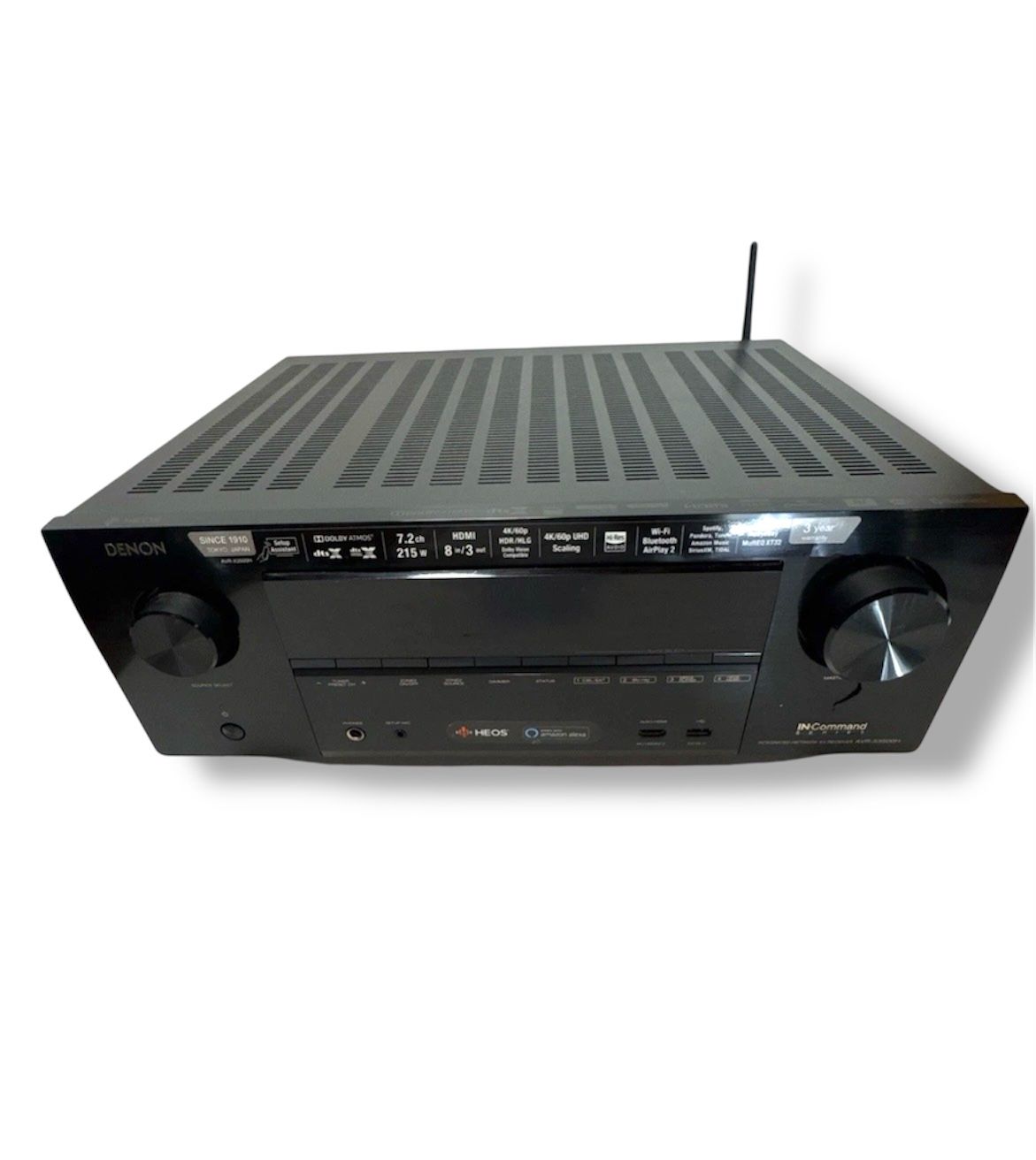 Denon AVR-X3500H 7.2 Channel Full 4K Ultra HD Wi-Fi HEOS ATMOS DTS:X