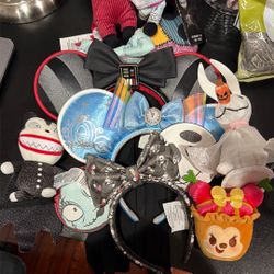 Disney Ears, Disney Plushies.