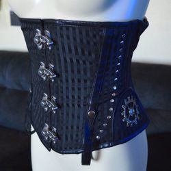 Steampunk Corset Bustier Cosplay Beaded Goth Alternative