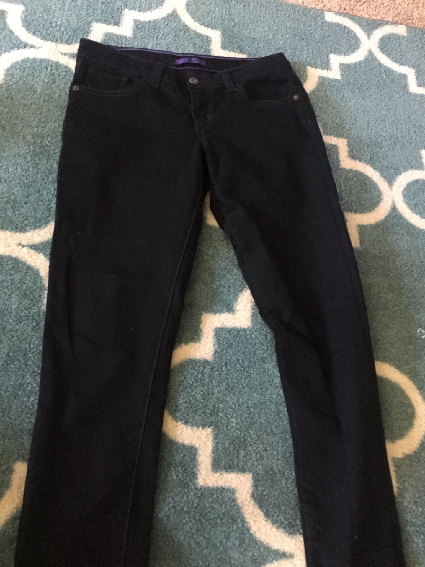 Levi’s girls 16 black denim leggings jeans