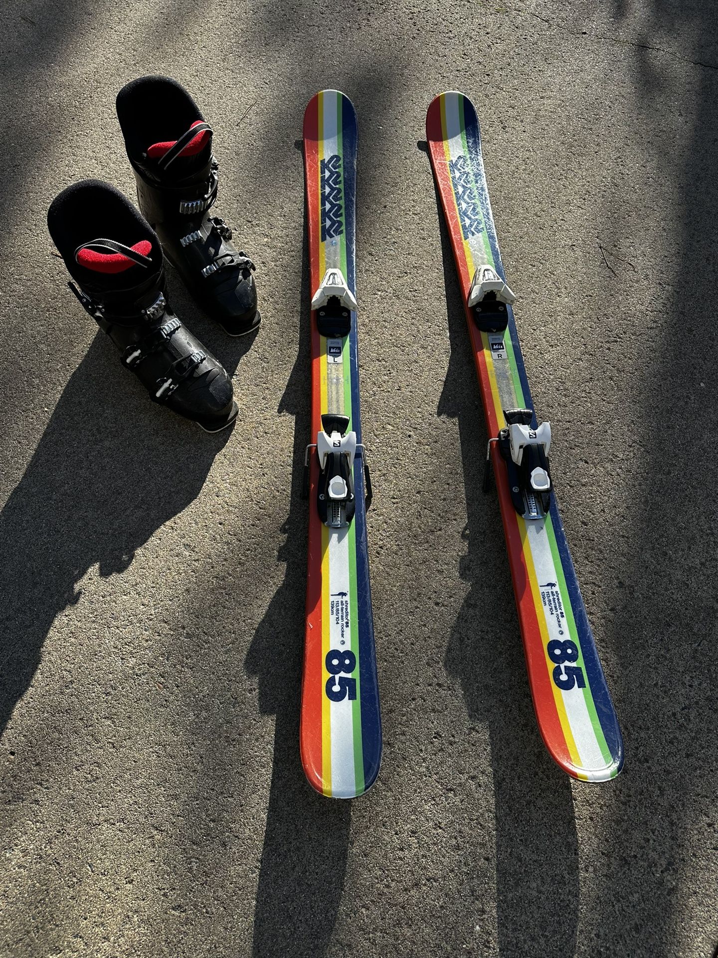 K2 Shreditor 85 Jr Ski And Boots