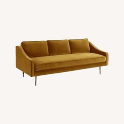 Article Mirage Yarrow Gold velvet sofa