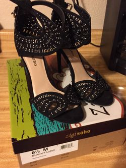 Black heels